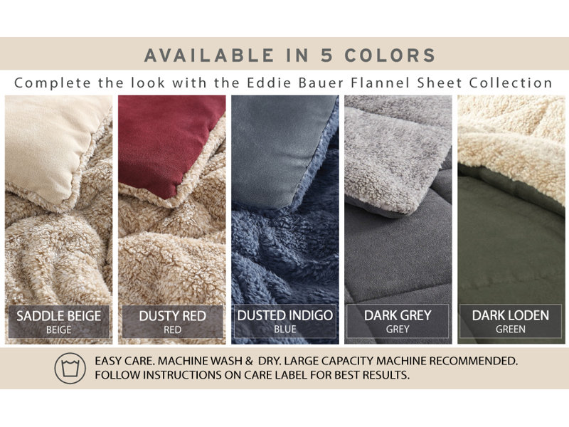 Eddie Bauer Sherwood Cozy Reversible Micro Suede Comforter Set Reviews Wayfair Canada